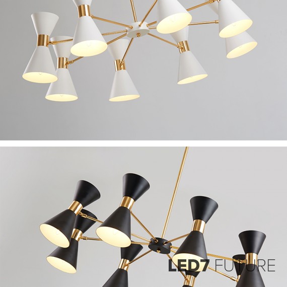 Loft Industry Modern - Bittly Chandelier